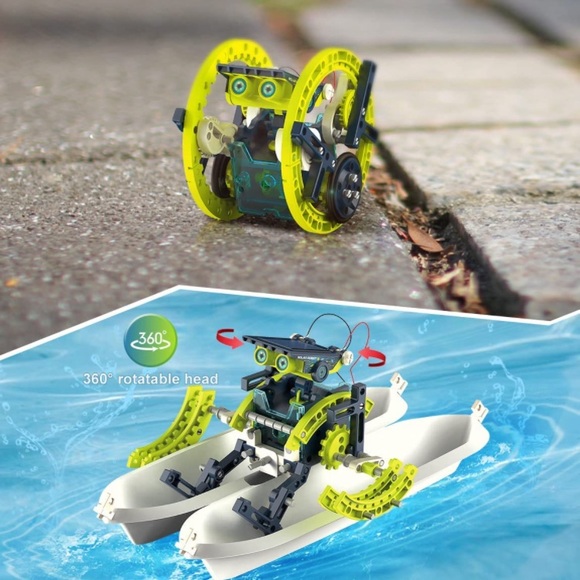 12-in-1 STEM Solar Robot Kit Projects for Kids Ages 8-12, Learning Educational - Picture 4 of 7